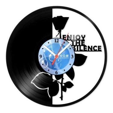 Imagem de Relógio De Parede Disco Vinil Diversos - Enjoy The Silence - VDI-008 -