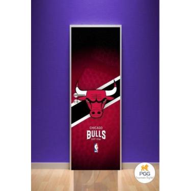 Imagem de Adesivo de porta - CHICAGO BULLS - NBA - BASKETBOL - PGG Impressão Dig