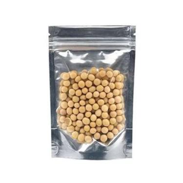 Imagem de Saquinho Plástico Prata com Frente Transparente Hermético - 15 x 22 cm