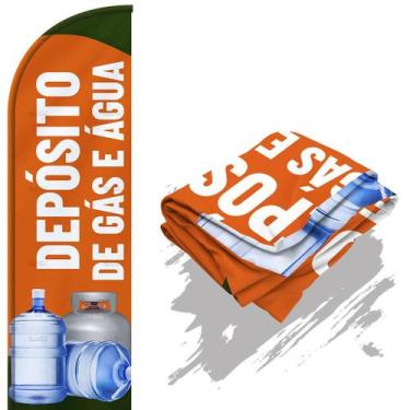 Imagem de Bandeira Para Wind Banner (só tecido) Depósito de Gás e Água - Fadrix