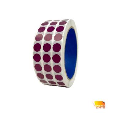 Imagem de Etiqueta Selo Bolinha Colorida 10mm - Rolo Com 5000 Adesivos - Etiquet