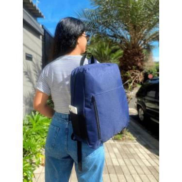 Imagem de Mochila Nylon Bolso Vertical LISA Estampada Personalizada Resistente G