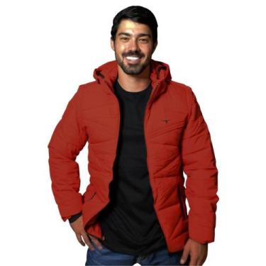 Imagem de Jaqueta Country Masculina Vira Colete Os Moiadeiros Vermelha Ref: 6553