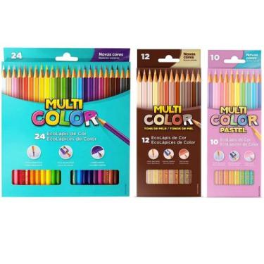 Imagem de Lápis De Cor 24 Básica + 12 Tons Pele + 10 Tons Pastel Faber - Faber-C