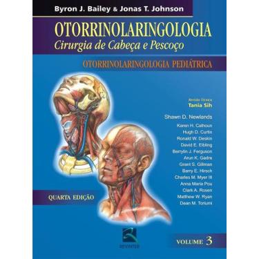 Imagem de Livro - Otorrinolaringologia Cirurgia de Cabeça Pescoço - Volume 3