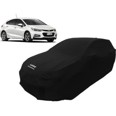 Imagem de Capa Para Carro De Tecido Lycra Gm Cruze Hatch Anti-risco - Mz, Preta