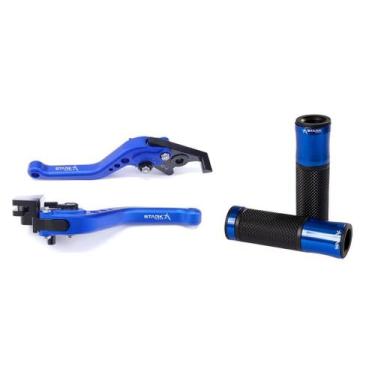 Imagem de Kit Manete Manopla Esportivo Motocicleta Buell S1 Lightining Xb12 X1 -