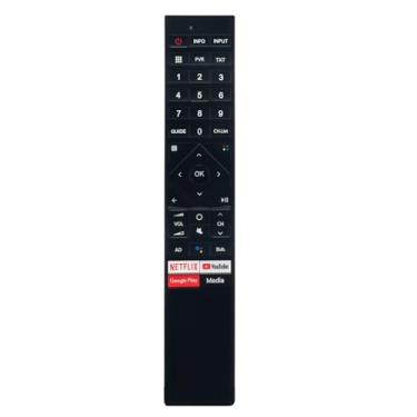 Imagem de Controle remoto de voz de substituição ERF3F70H compatível com Hisense TV H55O8BUK H5508BUK