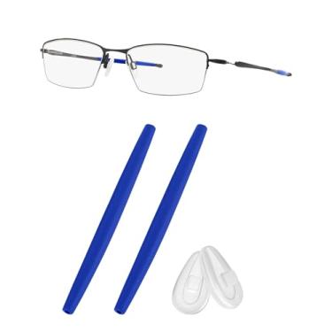 Imagem de Kits de borracha de substituição para óculos Oakley Lizard OX5113 / OX5120, Azul, 0