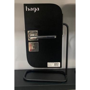 Imagem de Fechadura Quadrada Cromada - HAGA