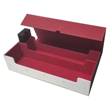 Imagem de Premium Trading Card Storage Case TCG Deck Box Holds 800+ Sleeved Cards for MTG, YuGiOh, Uno, Sport with Strong Magnet Closure（PKM）