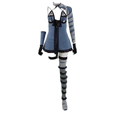 Imagem de NieR Automata Cosplay Yorha No. 2 Tipo B 2B Fantasia Cosplay Fantasia Halloween Conjunto Completo, Nier, Female XL
