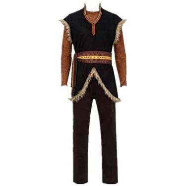 Imagem de Grand Duke Cos Prince Kristoff cosplay fantasia colete calça cinto adereços Halloween carnaval adulto terno terno terno (feito sob medida)