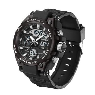 Imagem de Relógio Esportivo Masculino Dual Display Digital LED Impermeável - San