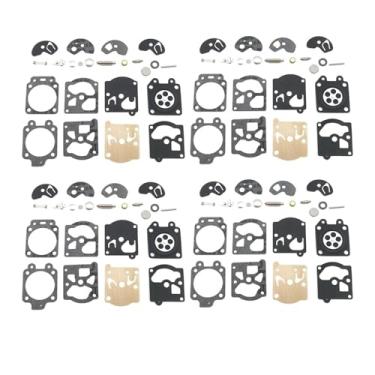 Imagem de Acessórios de carburador de carburador de motosserra Kit de reparo de agulha de junta de diafragma para WA WT Walbro Series K10 K20-WAT (4SET)