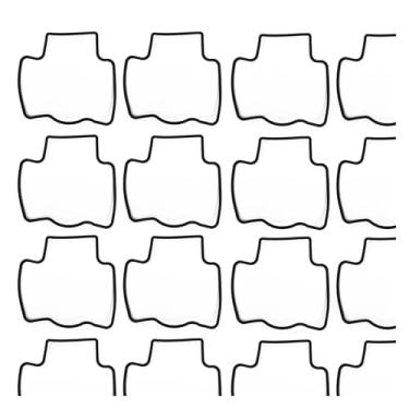 Imagem de Carcaça de vedação inferior do carburador (borracha) compatível com ZX750H ZX750L ZX750J ZX75P ZX750 ZX 750 H L J P (16 peças)