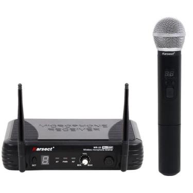 Imagem de Microfone Sem Fio Pll Uhf Karsect Wr 25 Ht 25A
