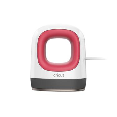 Imagem de Cricut Easy Press Mini - Prensa Térmica 110V. Perfeita para personalizar pequenos objetos como sapatos, bichos de pelúcia, chapéus e muito mais, 3 configurações de calor e ponta de precisão, placa térmica revestida