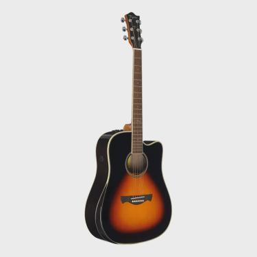 Imagem de Violão tagima WS-25 eq eletroacústico dreadnought cutaway dsb drop sunburst