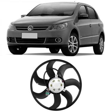 Imagem de Ventoinha Radiador Gol G5 Fox Polo 1.0 1.6 2006 a 2012 Com Ar Gauss GE1032