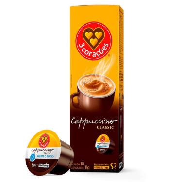 Imagem de Kit 10 Cápsulas Cappuccino Clássico Três Corações