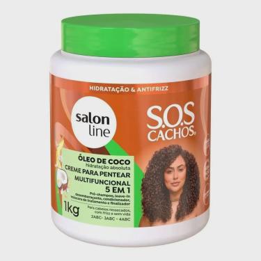 Imagem de Creme Pentear Salon Line sos Cachos Óleo de Coco 1kg
