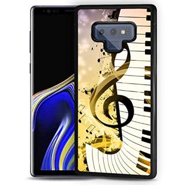 Imagem de Capa protetora durável para Samsung Note 9, Galaxy Note 9, capa traseira macia e durável, HOT12221 Teclado com sinal musical 12221