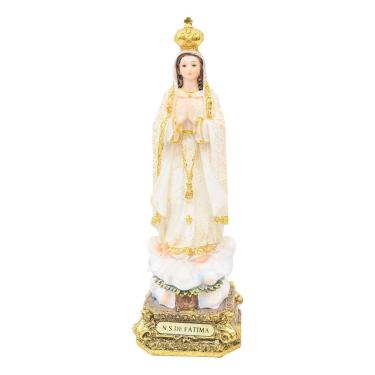 Imagem de Imagem Resina Estátua Nossa Senhora De Fátima - 22cm 