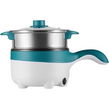 Imagem de Aprencho de frigideira elétrica com vapores, frigideira elétrica de 2l de carro elétrico, 2L de frigideira elétrica, com panela elétrica de 2l, mini panela de viagem para macarrão, macarrão,