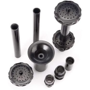 Imagem de RUIAN Bocais para lagos de fonte, fonte solar de fonte de água, acessórios de bomba de lago, bocais de fonte, peças de reposição para jardim/aquário (2 camadas)