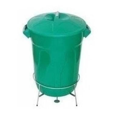 Imagem de Cesto Lixeira Plástico Pedal Com Armação Em Aço 40 Litros - JSN
