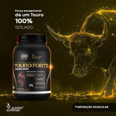 Imagem de IsolateMass Touro Forte Chocolate Proteinas Nobres C/ Whey Isolado 2kg
