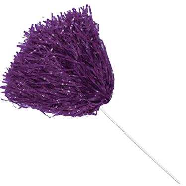 Imagem de Anderson's Agitadores de espírito escolar roxo claro premium, pompons de líder de torcida, fã de esportes, futebol, basquete, baile, time, festa, clube de dança, apresentação, pacote de celebração com