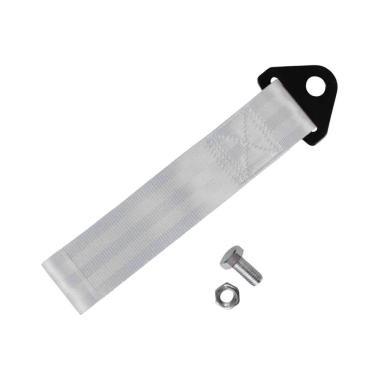 Imagem de Kit Tow Strap Fita Cinta Reboque Engate Universal Estilo BR