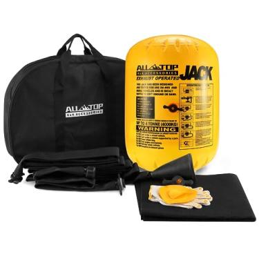 Imagem de ALL-TOP Macaco de ar de exaustão off-road – 4000 kg/8800 lbs, 78 cm/31 polegadas – Serve para compressor de ar e Exhuast