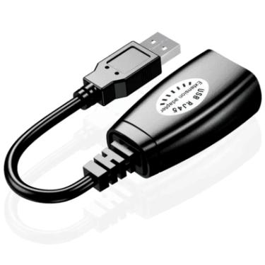 Imagem de KIT 2 Extensor Usb A Macho Para Usb A Femea Via-  Rj45 50m