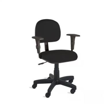 Imagem de Cadeira de Escritório Giratória Secretária Braços Reguláveis