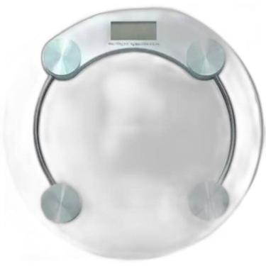 Imagem de Balança Digital Para Banheiro Vidro Temperado Redonda