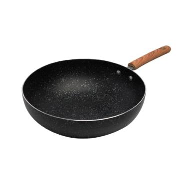 Imagem de WOLFF - Frigideira Wok de Indução em Alumínio com Revestimento Cerâmico Granilite Preta 28cm