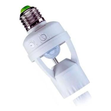 Imagem de Sensor De Presença Soquete Luz Iluminação E27 Movimento 360 - DONMIX