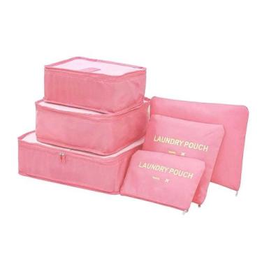 Imagem de Kit com 6 Peças de Necessaire Unissex Organizador para Mala - Malissim
