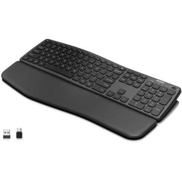 Imagem de Teclado Bluetooth sem fio confortável para vários dispositivos Arteck
