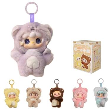 Imagem de MTNSPTCR Yooki Take a Bite of Bear Series Plush Blind Box 1 PCS- Cute Vinyl Face Random Design Action Figures, Collectible Mystery Stuffed Toys Bag Charm Birthday for Girls
