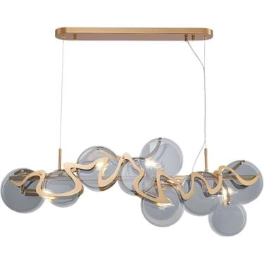 Imagem de Iluminação Pendente Nórdica E Mid Century Industrial Lustre De Latão Led Criatividade Lâmpada Suspensa Para Sala De Estar Cozinha Escritório