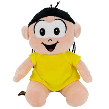 Imagem de Boneca de Pelúcia Magali Turma da Mônica, 20 cm, Sentada