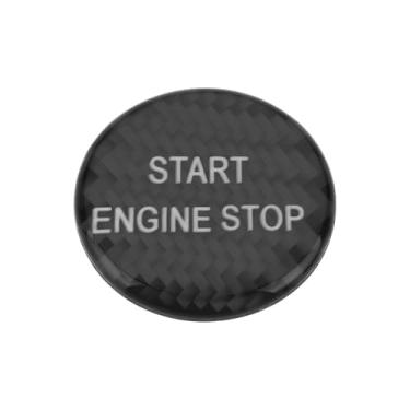 Imagem de OTOTEC Capa de botão de parada de partida do motor compatível com Land Rover Discovery 4 2009-2016 Sport 2006-2013, preta