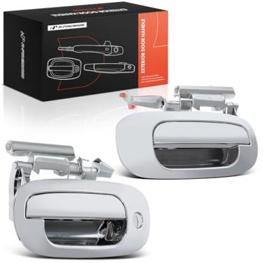 Imagem de A-Premium Maçanetas externas externas compatíveis com Dodge Durango 2003, Dakota 2004, cromado, conjunto de 2 peças, motorista dianteiro e lado do passageiro