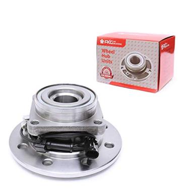 Imagem de FKG 515041 Conjunto de cubo de rolamento dianteiro para Chevy K3500 GMC K3500, 1995-2000 Chevy K2500 GMC K2500 4WD 4x4 W/ABS