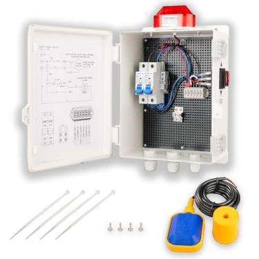 Imagem de Zelinhol Painel De Controle Poço, Fossa Séptica Alta Com Nível 110 Db, Luz Interna/Externa Para Séptica, Lagoa E Tanque