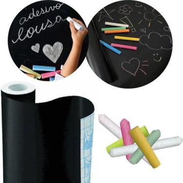 Imagem de Lousa Adesiva Com Giz Papel Contact 2mx45cm Original